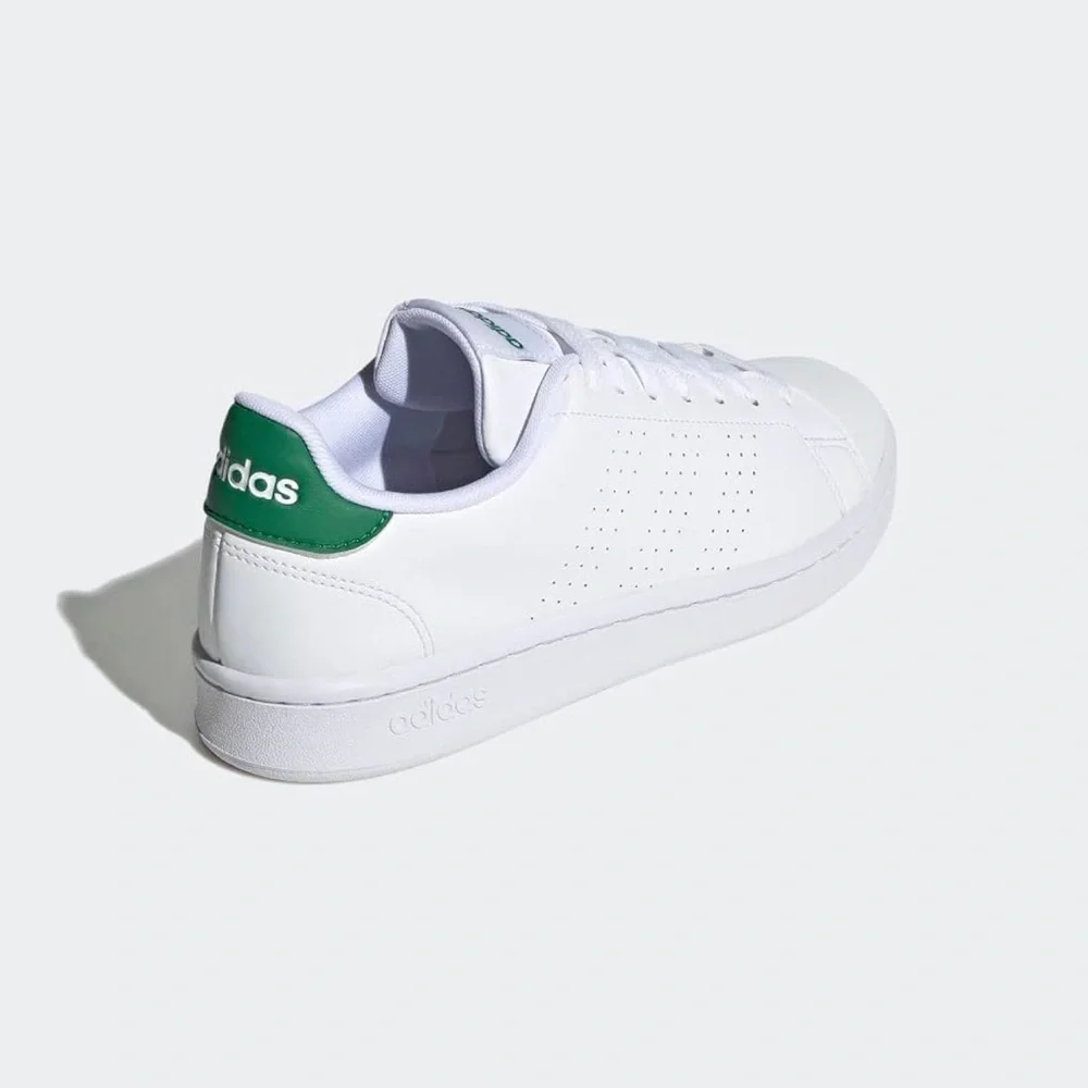 Adidas Advantage - Classic White with Green Detail - Picture 4 of 12